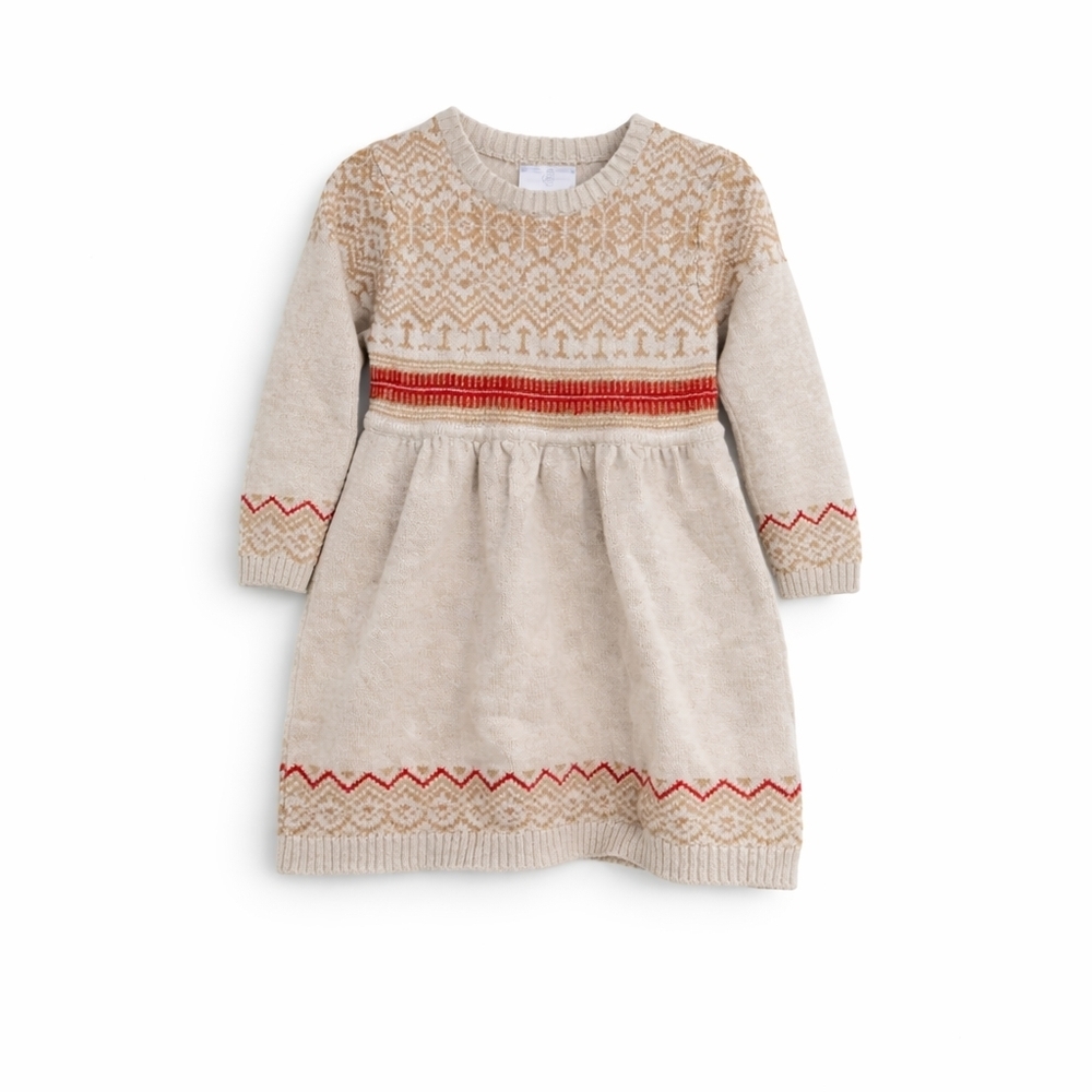 Hanna Andersson Fair Isle Sweater Dress | 90